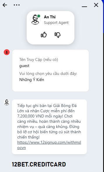 Đội ngũ nhân viên 12bet 24/7 Đội ngũ nhân viên 12bet 24/7