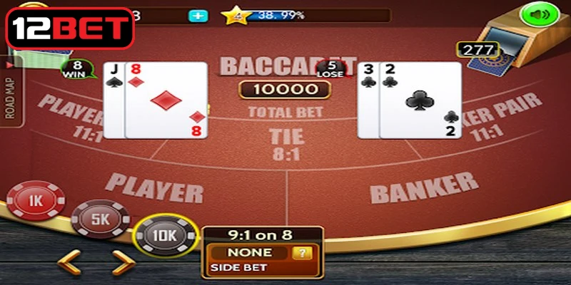 Cách rút bài của Banker phụ thuộc vào tổng điểm hiện tại và lá thứ ba của Player